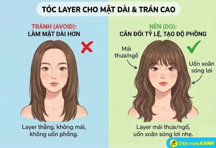 Bí quyết chăm sóc tóc layer để luôn óng mượt và vào nếp