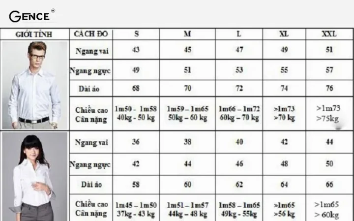 Size L là bao nhiêu kg? Hướng dẫn chọn size chuẩn 2026 Biểu đồ chiều cao và cân nặng tương ứng với size L cho nam và nữ