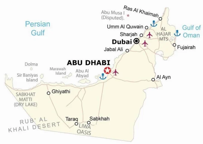 Dubai Ở Đâu Thuộc Nước Nào? Khám Phá Vị Trí Địa Lý & Ý Nghĩa Biểu tượng kiến trúc Burj Khalifa tại Dubai