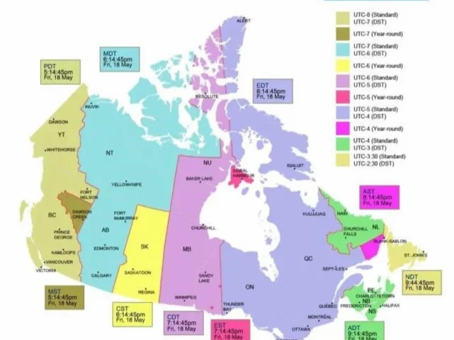 Biểu tượng đồng hồ và lá phong Canada
