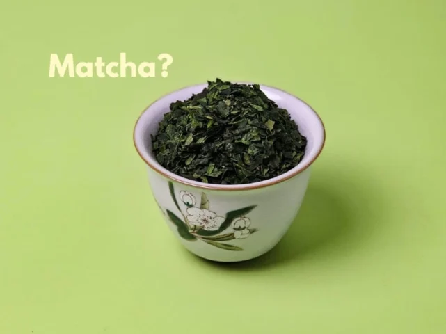 Bột matcha màu xanh ngọc bích