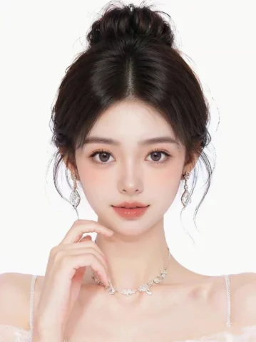 Búi tóc cao phồng kiểu vintage với phụ kiện