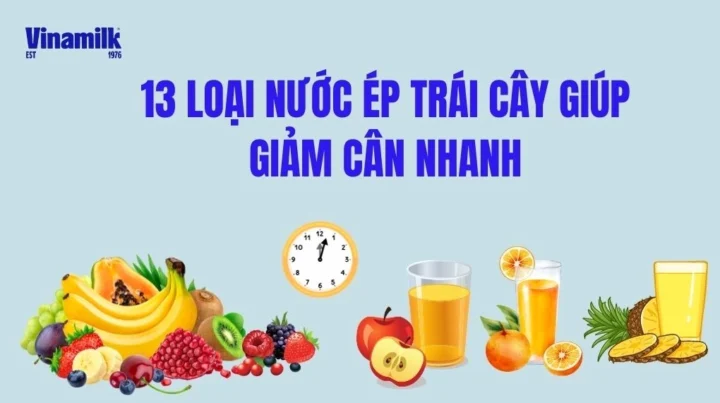 Các loại trái cây tốt cho nước ép giảm cân