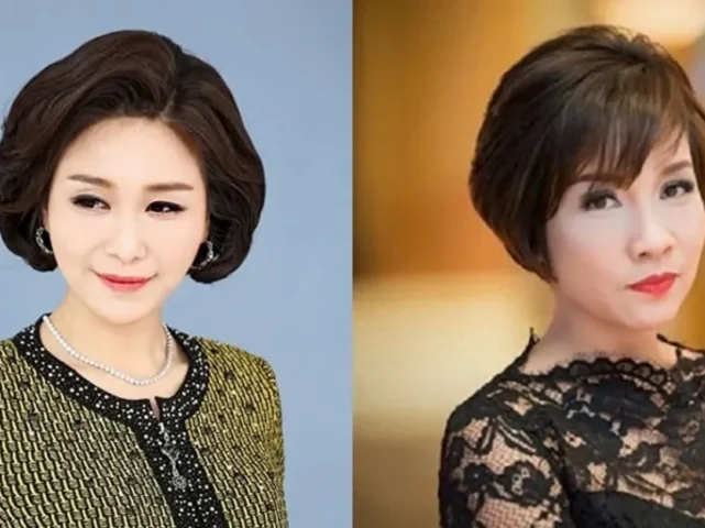 Các màu tóc ngắn trẻ trung cho phụ nữ trung niên