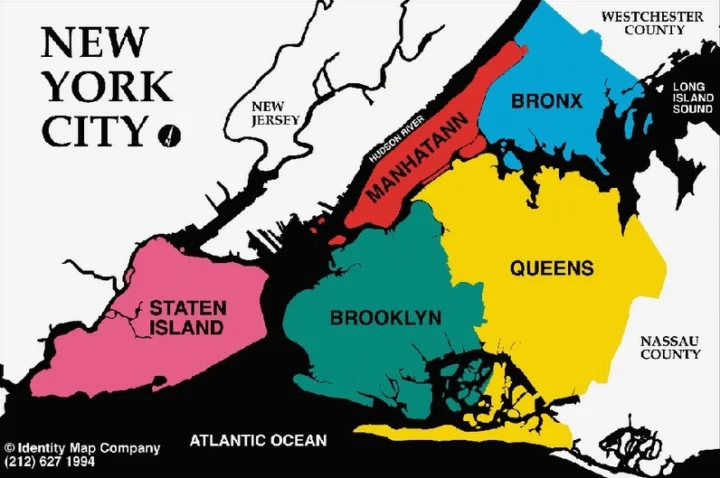 Cảnh quan thành phố New York về đêm
