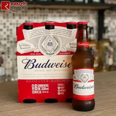 Chai bia Budweiser