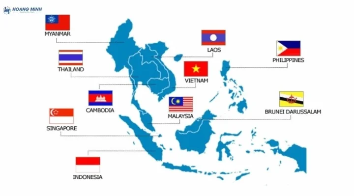 Cờ các quốc gia thành viên ASEAN