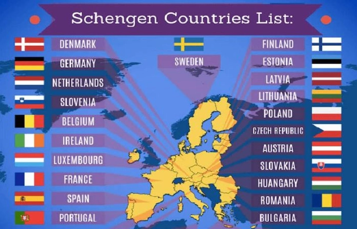 Khối Schengen Gồm Những Nước Nào? Cập Nhật 2026 Mới Nhất Du khách tại sân bay thuộc khối Schengen