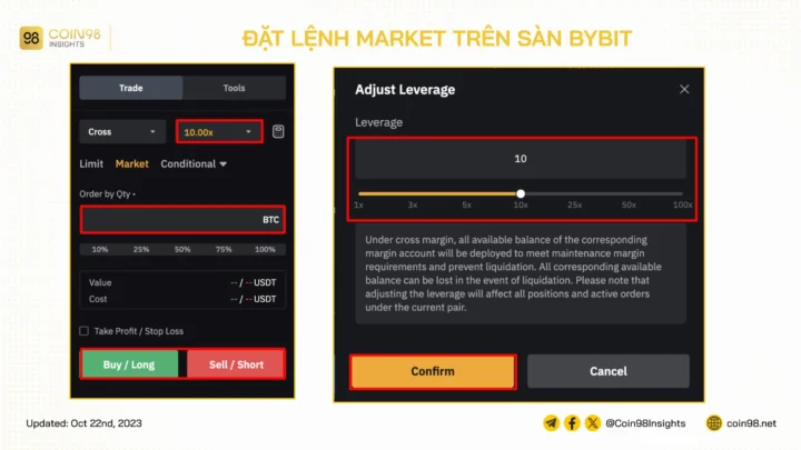 Giao dịch hợp đồng trên Bybit