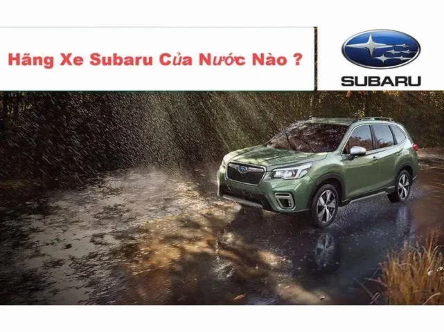 Subaru của nước nào? Lịch sử và bí mật ít ai biết Hình ảnh một chiếc Subaru Forester đang di chuyển trên địa hình đồi núi