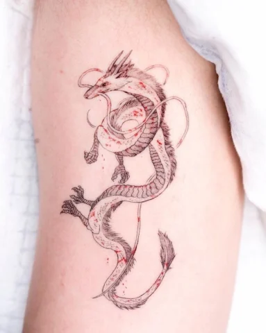 Hình Xăm Cá Chép Hóa Rồng Mini: Biểu Tượng May Mắn 2026 Hình xăm cá chép hóa rồng mini ở cổ tay