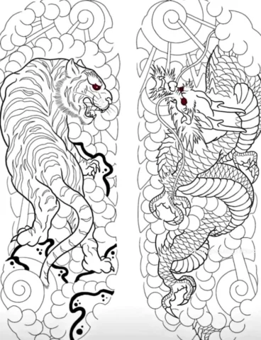 hinh-xam-long-tranh-ho-au-y-nghia-sau-sac-va-phong-cach-oc-a_562