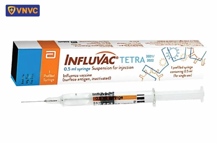 Vacxin Cúm Của Nước Nào Tốt Nhất? So Sánh Chi Tiết 2026 Hộp thuốc vacxin cúm Influvac Tetra của Hà Lan
