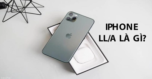 iPhone mã LL/A trên vỏ hộp