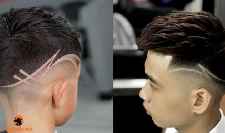 Kẻ vạch tóc nam đa dạng phong cách