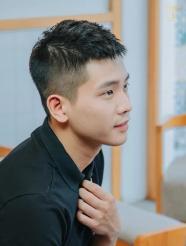Kiểu tóc crop cut fade nam tính, hiện đại