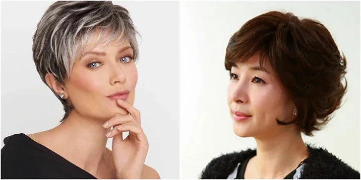 Kiểu tóc đẹp cho phụ nữ tuổi 60