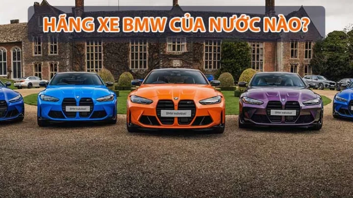 BMW của nước nào? Lịch sử và sự phát triển của thương hiệu xe sang Logo BMW và một mẫu xe BMW sang trọng