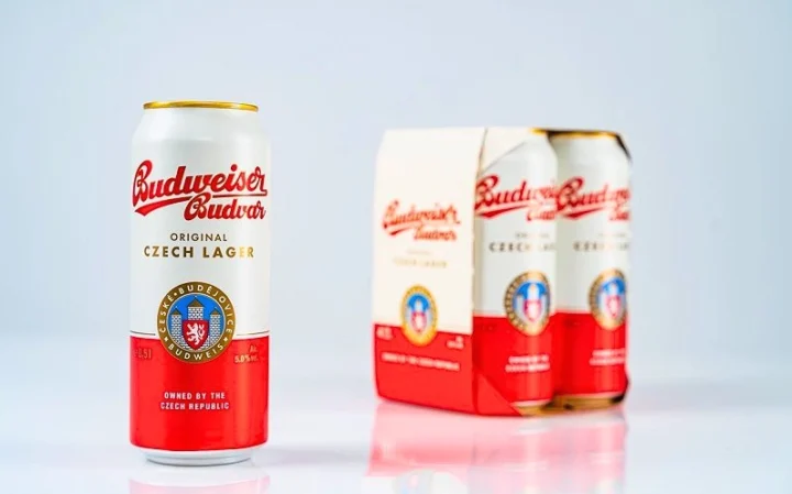 Lon bia Budweiser nổi tiếng