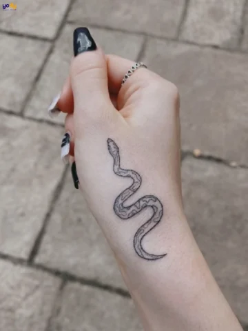 Mẫu hình xăm rắn đơn giản khác