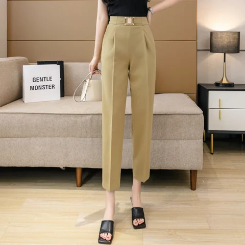 Mẫu Quần Baggy: Xu Hướng Thời Trang 2026 & Cách Phối Đồ Mẫu quần baggy kaki nữ công sở