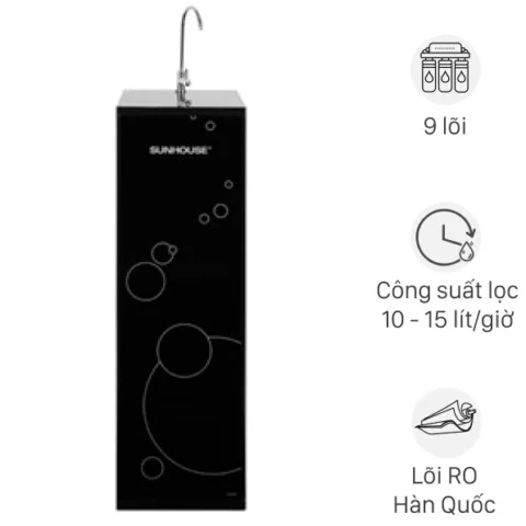 Tầm 5 triệu nên mua máy lọc nước nào 2026? Chọn lọc thông minh Máy lọc nước RO Sunhouse 9 lõi