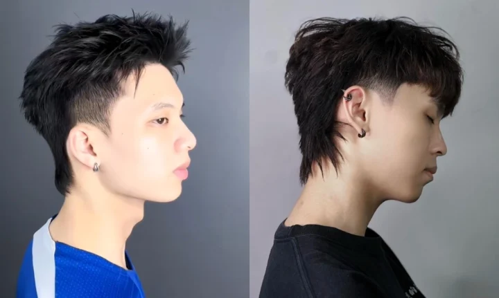 Một mẫu tóc mullet nam đẹp với phong cách ấn tượng