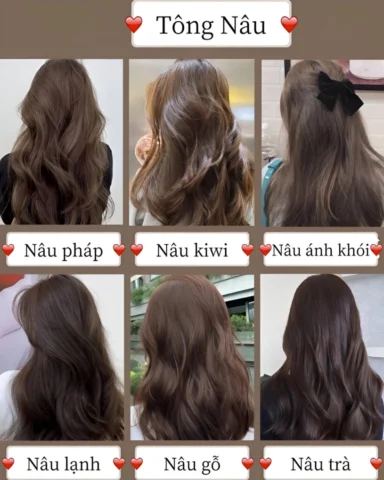 Người mẫu với mái tóc được nhuộm ombre tinh tế