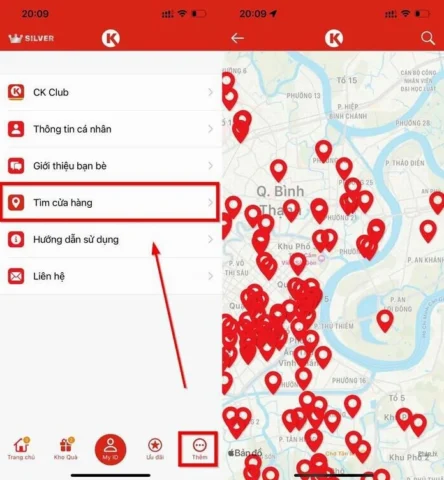 Nhân viên Circle K đang phục vụ khách hàng