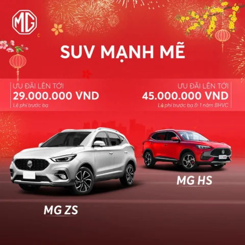 Nội thất xe MG hiện đại và sang trọng