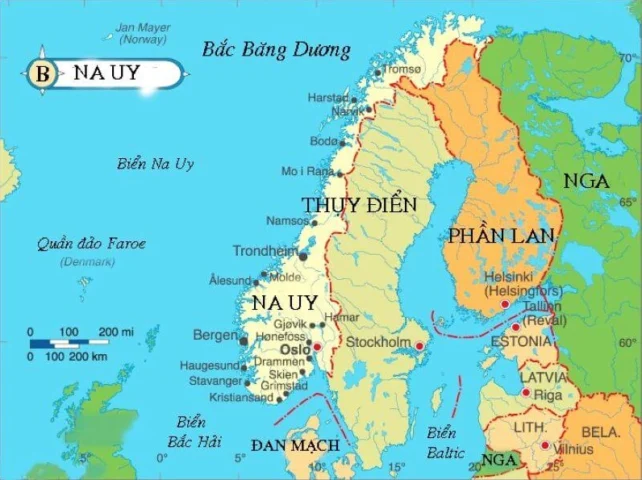 Phong cảnh thiên nhiên Thụy Điển