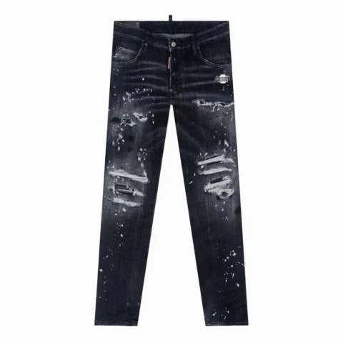 Quần Dsquared2: Biểu Tượng Thời Trang Đẳng Cấp và Phong Cách Độc Đáo 2026 Quần Jeans Dsquared2 New Zipped Slim Fit màu đen