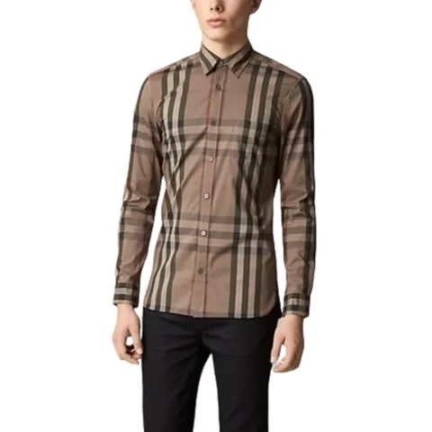 Sơ Mi Burberry Nam Chính Hãng: Hướng Dẫn Mua sắm Tinh Tế 2026 Sơ mi Burberry nam họa tiết kẻ cổ điển