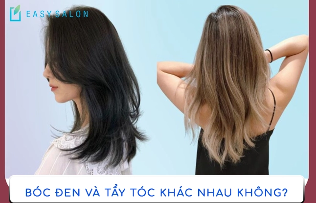 Bóc đen tóc là gì? Bí quyết giữ màu tóc chuẩn chuyên gia 2026 So sánh bóc đen tóc và tẩy tóc