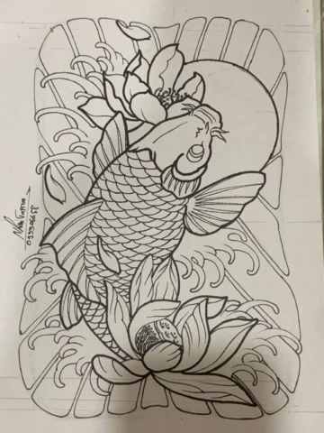 Tattoo Cá Chép Full Lưng 2026: Ý Nghĩa, Phong Thủy & Mẫu Đẹp Nhất Tattoo cá chép phong cách Nhật Bản