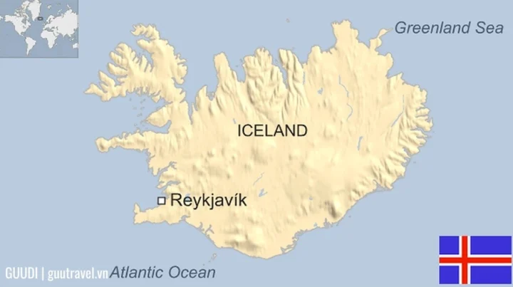 Thác nước hùng vĩ ở Iceland