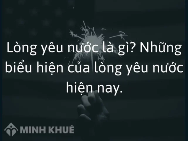 Tham gia hoạt động cộng đồng thể hiện lòng yêu nước