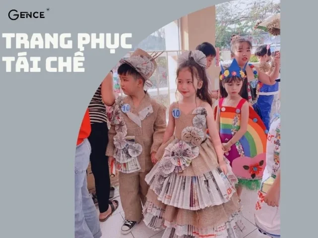 Thiết kế thời trang độc đáo từ vật liệu tái chế