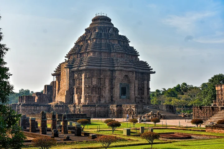 Toàn cảnh Đền thờ Mặt trời Konark từ trên cao