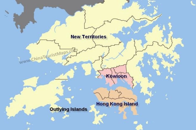 Toàn cảnh thành phố Hong Kong nhìn từ trên cao