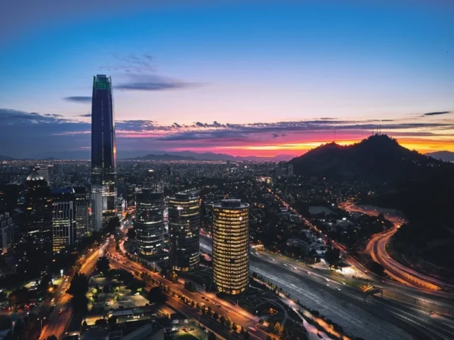 Toàn cảnh thành phố Santiago, Chile