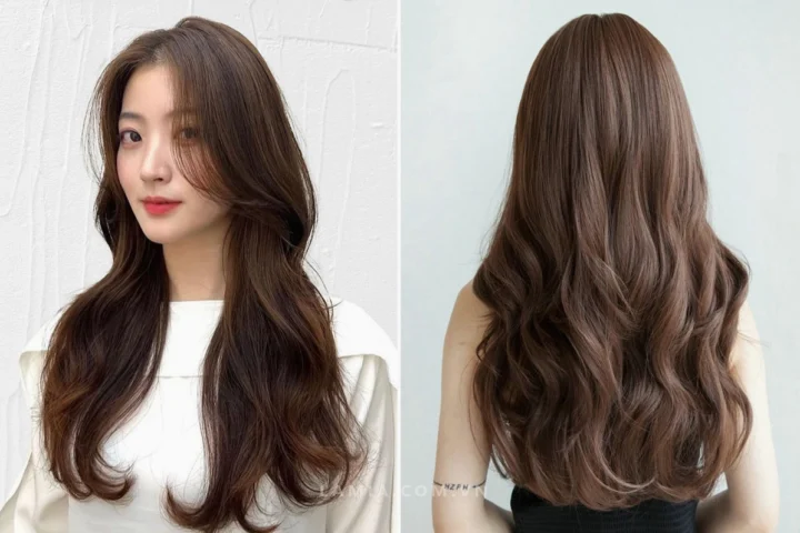 Tóc uốn nhẹ tạo hiệu ứng bồng bềnh tự nhiên