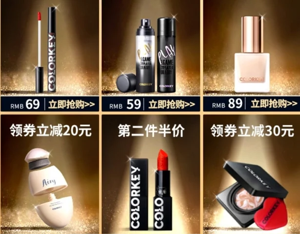 Trang điểm với sản phẩm Colorkey
