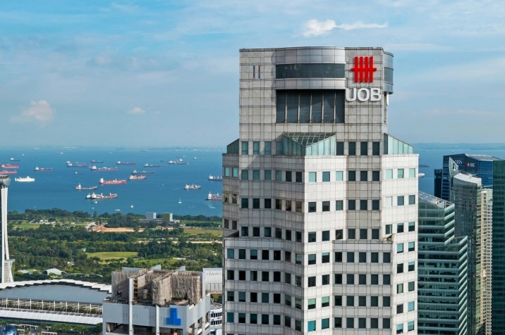 Trụ sở chính của ngân hàng UOB tại Singapore