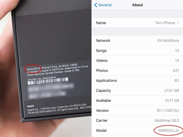 Tư vấn mua iPhone mã LL/A