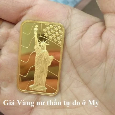 Tượng Nữ thần Tự do và vàng