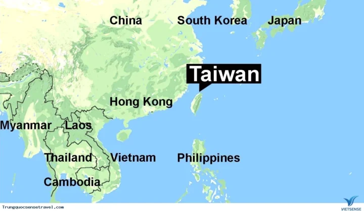 Đài Loan Thuộc Địa Nước Nào? Lịch Sử & Hiện Tại 2026 Vị trí địa lý của Đài Loan trên bản đồ thế giới