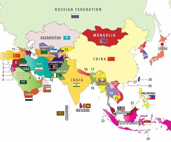 Myanmar thuộc châu lục nào? Giải đáp chi tiết và cập nhật 2026 Bản đồ các nước Châu Á