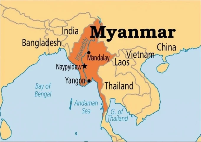 Myanmar thuộc châu lục nào? Giải đáp chi tiết và cập nhật 2026 Bản đồ chi tiết Myanmar