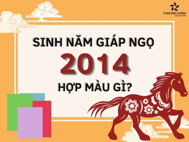 Bảng màu phong thủy cho người sinh năm 2014
